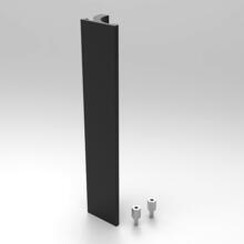 Kit porte battante verrière à poignée tirage