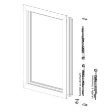 Kit verrou semi-fixe extensible