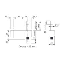 Limiteur d'ouverture à clé