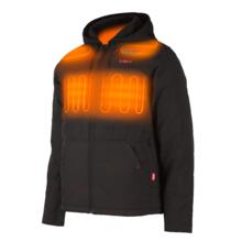 Veste chauffante noire ripstop m12 hpjbl2-0