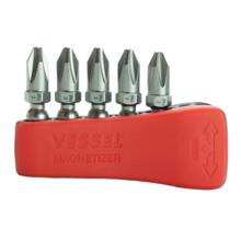 Embouts de vissage impact ball 30mm + etui magnetiseur (etui de 5)