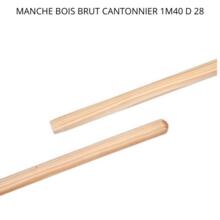 Manche bois brut