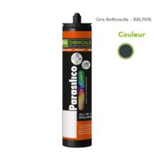 Mastic silicone prestige colour ton gris cart300ml