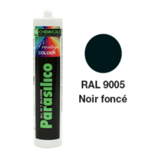 Mastic silicone prestige colour ton noir cart300ml