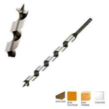 Mèche bois spirale unique