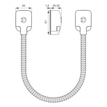 Passe-câble applique bornier izyx