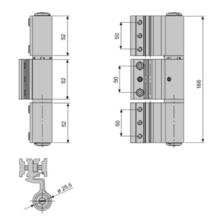 Paumelle 3 lames velox top