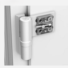 Paumelle pvc kt-sv par 1 - vis autoperforantes