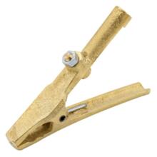 Pince de masse crocodile en laiton