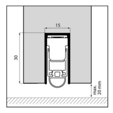 Plinthe automatique uni proof