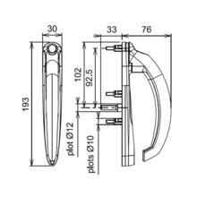Poignée 20° seduction 6524