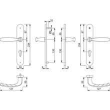 Poignée de porte large  étanche aev new-york saillie  normale
