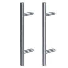 Poignée de tirage double ø32mm incliné inox