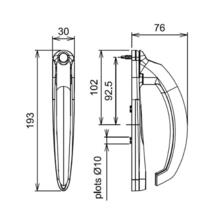 Poignée fixe seduction 5439