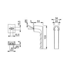 Poignée de fenêtre hamburg  kompakt