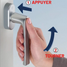 Poignée de fenêtre hamburg  secuforte