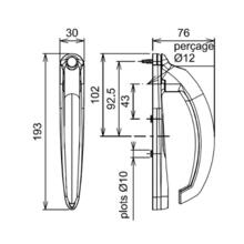 Poignée seduction 5504