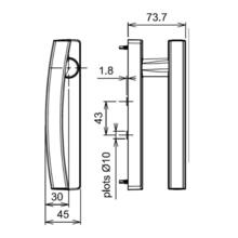 Poignée symbiose 6667