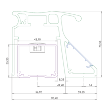 Poignée ventouse cpreg2n