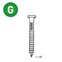 Pointe ancrage en rouleau