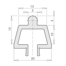 Rail de roulement eco pass m/15