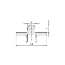 Rail de roulement eco pass m/5