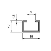 Rail support acier type 900