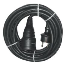 Rallonge noire h07rnf 3g1,5 pc 16a 230v avec clapet 10m