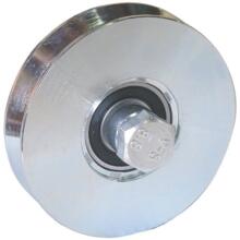 Roue a gorge triangulaire