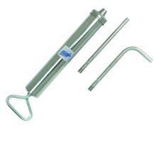 Seringue acier 'pro' becs droit et coude