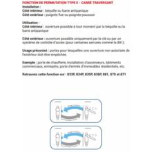 Serrure antipanique multipoints 870