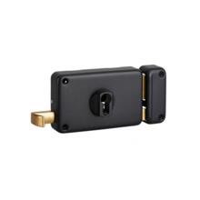 Serrure applique horizontale cylindre européen