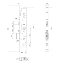 Serrure mediator 1 point