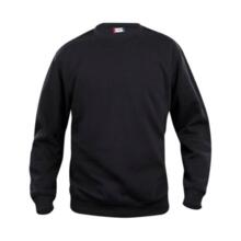 Sweatshirt basic roundneck noir