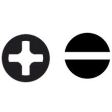 Tournevis isoles 1000v (jeu de 8)