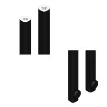 Tringle crémone 2 x 1250mm