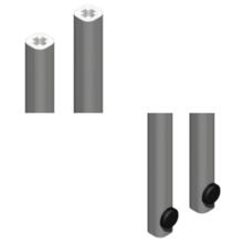 Tringle crémone 2 x 1250mm