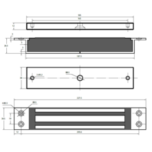 Ventouse hqmag à encastrer