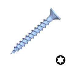 Vis a bois dns plus tf torx acier zingue bleu