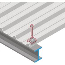Vis fixation bac acier sur fer - i ral 7016