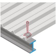 Vis fixation bac acier sur fer - i ral 7016