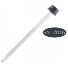 Vis fixation bac acier sur fer - z ral 7016