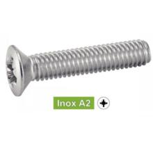 Vis métal inox tête fraisée bombée pozi