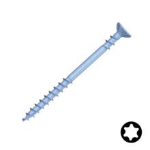 Vis pour fixation de panneaux osb tete fraisee acier zingue bleu