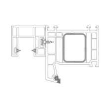 Vis pvc pour rejet d'eau