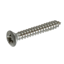 Vis tôle zinguée tête fraisée bombée 